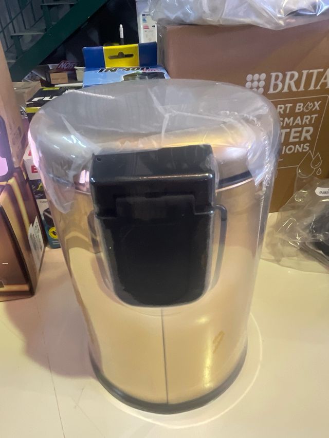 Papelera Tatay Baño Pedal 5L Oro