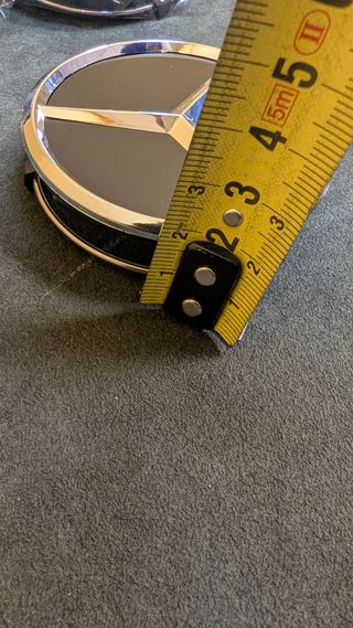 4 Tapabujes Mercedes Benz 75mm NUEVO