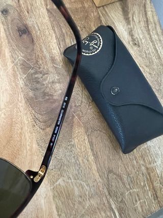 Gafas de Sol Ray-Ban Marrones y Doradas
