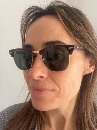 Gafas de Sol Ray-Ban Marrones y Doradas