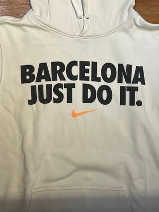 Sudadera nike blanca con capucha just do it hoddie