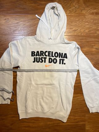 Sudadera nike blanca con capucha just do it hoddie