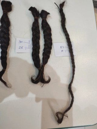 Pelo natural mujer trenzado