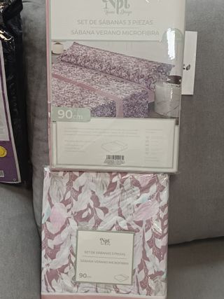2 Juegos Sábanas Verano 90cm Microfibra