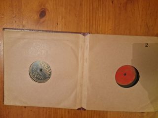 Album de 12 discos de pizarra
