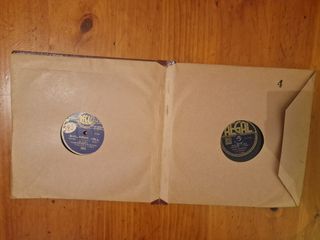Album de 12 discos de pizarra