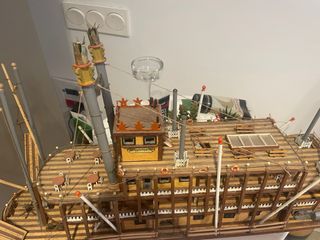 Maqueta Barco Vapor Madera