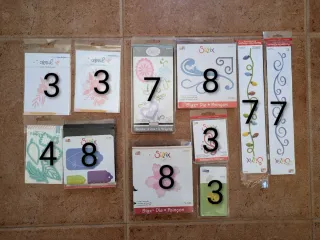 Troqueles Sizzix y otras marcas