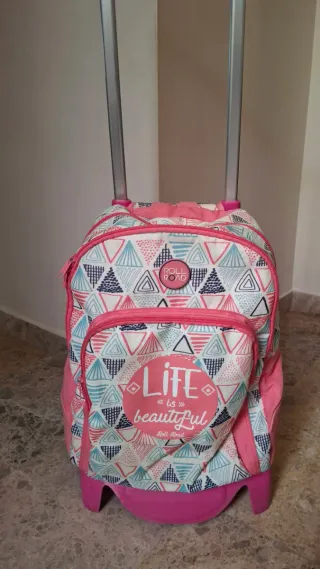 Mochila Roll Road niña con carrito