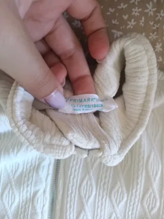 Falda blanca de Primark