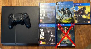 PS4 1TB Nero + Controller e 4 Giochi