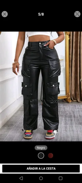 Pantalón cargo DecBark negro