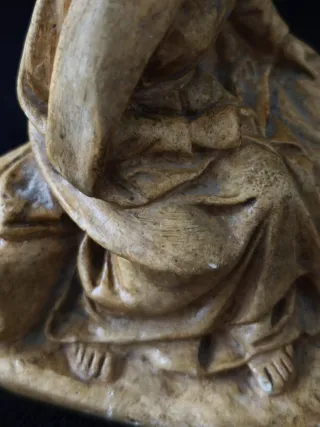 Statuetta di Vergine Maria con culla Belen Olot