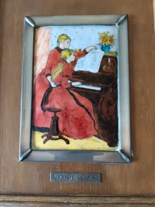 Cuadros porcelana y plata Auguste Renoir