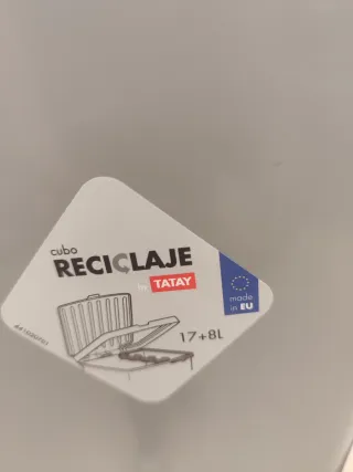 Papelera abatible gris