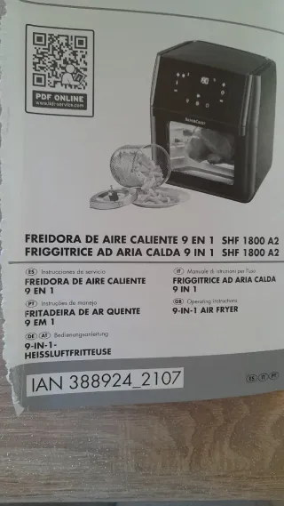 Friggitrice ad aria calda SilverCrest 9 in 1