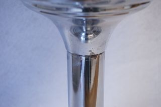 Taburete Tulip 70s Acero Cromado