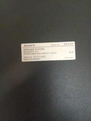 Altavoces Sony Negros