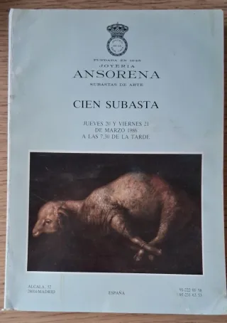Catalogos Subastas Joyería Ansorena