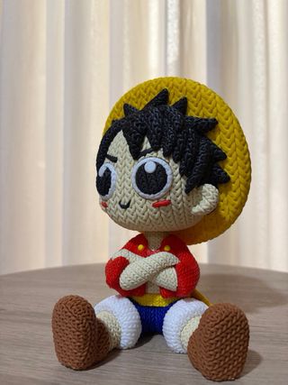 Figura Luffy Crochet 3D