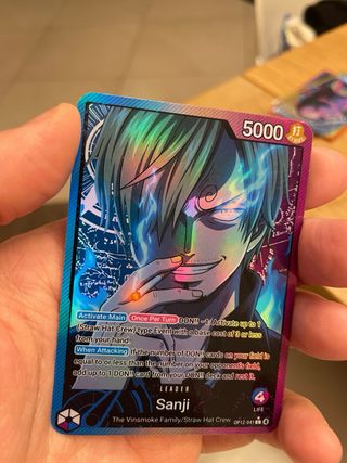 Sanji Leader OP12 Holo Custom