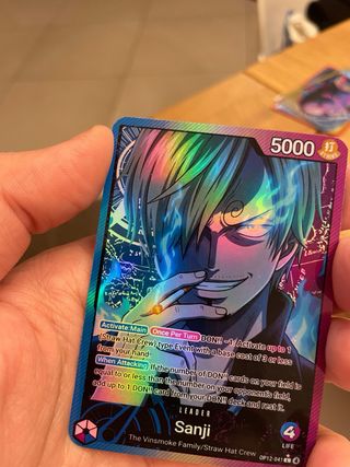 Sanji Leader OP12 Holo Custom