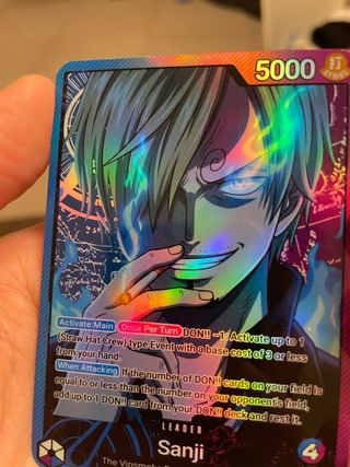 Sanji Leader OP12 Holo Custom