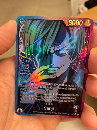 Sanji Leader OP12 Holo Custom