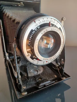 Cámara Lumière Lumirex 1938 + lente Spector f/4.5
