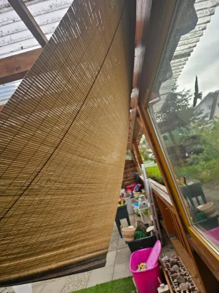 Cortinas de bambú para terraza