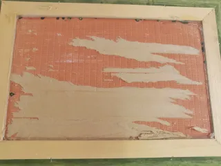 Cuadro azulejo en relieve gran composición floral