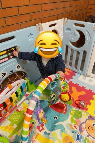 Suelo de letras goma EVA multicolor (24 piezas)