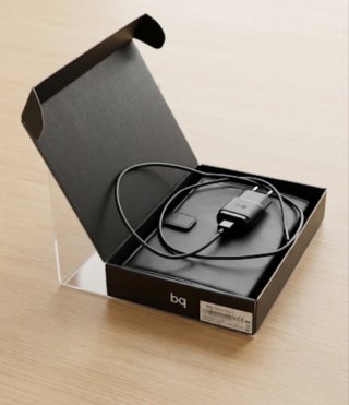 Libro electrónico bq con libros, funda, caja etc