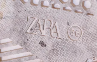 Zapatos náuticos Zara lona gris Talla 36