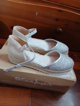 Sandalias Brillantes con plataforma