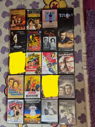 Lote T, Películas DVD Variadas, 6 x 15 euros