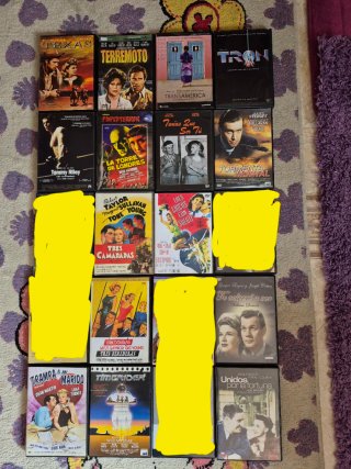 Lote T, Películas DVD Variadas, 6 x 15 euros