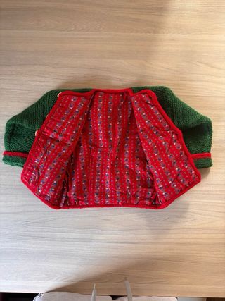 Cardigan tradizionale fatto a mano bimbo/a