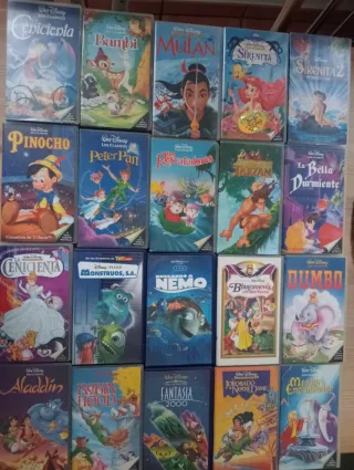 Colección 20 Películas Disney VHS