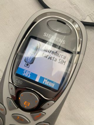 Siemens C60 Teléfono Móvil Gris y Blanco
