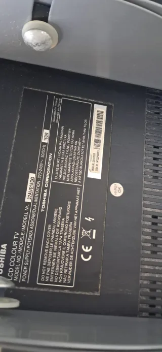 Televisión Toshiba 32 Negra