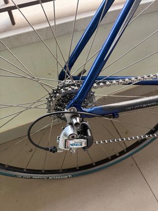 Bicicleta de carretera Decathlon azul