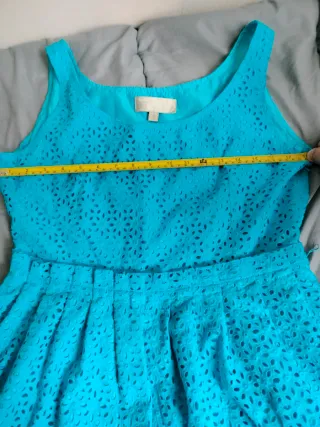 Pedro del Hierro vestido turquesa mujer T44