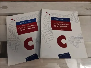 Ciencia e Ingeniería de los Materiales Vol 1 y 2.