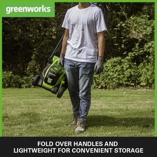 Cortacésped Greenworks GD24LM33K2 24V