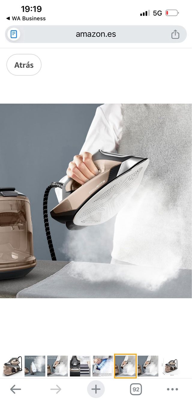 CENTRO PLANCHADO ROWENTA FORCE PRO 500