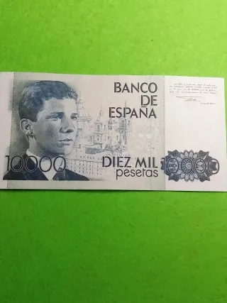 Billete 10000 pesetas Banco de España 1985 serie L