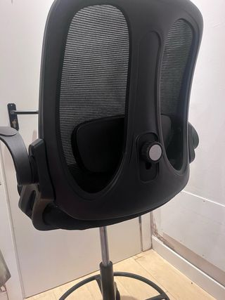 Silla de escritorio alta negra