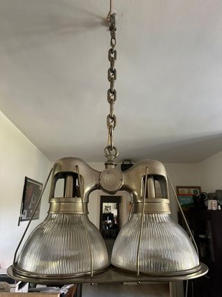 Lámpara Industrial Doble Eichholtz Cristal