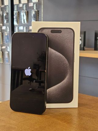 IPHONE 15 PRO 128GB NEGRO BATE. 100%